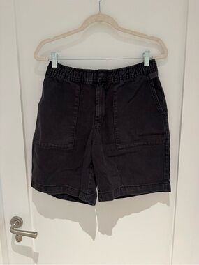 Wax London Men's Black Elastic-Waist Shorts